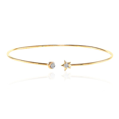 Brazalete en oro con Diamante SI1 (G) (Annette)