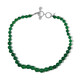 Collar en plata con Ágata verde (Dallas Prince Designs)