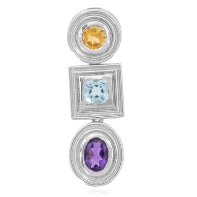 Colgante en plata con Amatista de Zambia (MONOSONO COLLECTION)