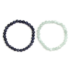 Brazalete con Angellita verde