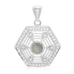 Colgante en plata con Espectrolita