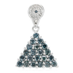 Colgante en plata con Diamante fantasía