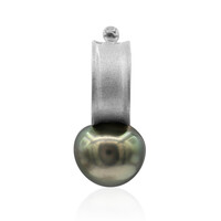 Colgante en plata con Perla cultivada de Tahití (TPC)