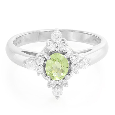 Anillo en plata con Turmalina Paraíba