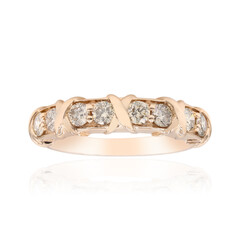 Anillo en oro con Diamante rosa de Francia de Argyle SI1