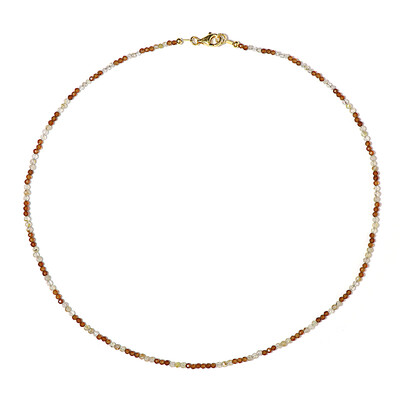 Collar en plata con Granate Hesonita