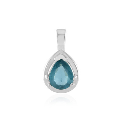 Colgante en plata con Cianita petróleo