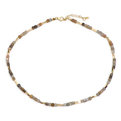 Collar en plata con Piedra de luna de Kangeyam