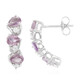 Pendientes en plata con Zafiro de Mozambique