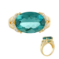 Anillo en plata con Fluorita de Esperanza