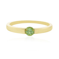 Anillo en oro con Granate verde menta de Merelani
