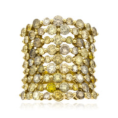 Anillo en oro con Diamante fancy SI2 (CIRARI)