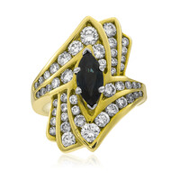 Anillo en oro con Zafiro de Ceilán (CIRARI)