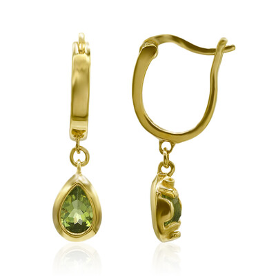 Pendientes en plata con Peridoto