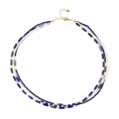 Collar en plata con Lapislázuli (Riya)