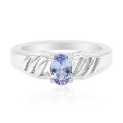 Anillo en plata con Tanzanita sin calentar