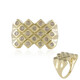 Anillo en oro con Diamante champán VS1
