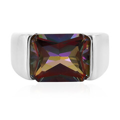 Anillo en plata con Topacio místico Siena