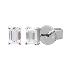 Pendientes en oro con Diamante SI1 (H) (CIRARI)