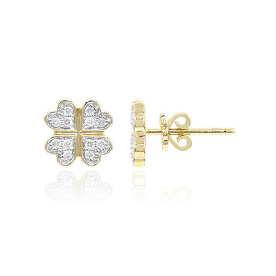 Pendientes en oro con Diamante SI1 (G) (Annette)