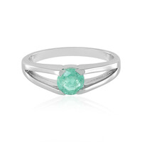 Anillo en plata con Esmeralda de Colombia