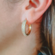 Pendientes en plata con Zircón (M de Luca)