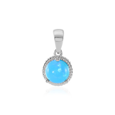 Colgante en plata con Ópalo azul de Etiopía