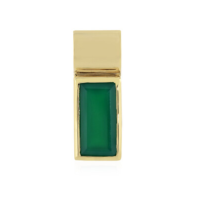 Colgante en plata con Ónix verde (MONOSONO COLLECTION)
