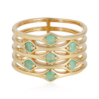 Anillo en plata con Esmeralda de Socoto