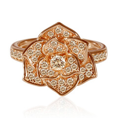 Anillo en oro con Diamante rosa de Francia de Argyle SI1