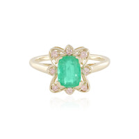 Anillo en oro con Esmeralda de Rusia