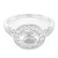 Anillo en plata con Petalita