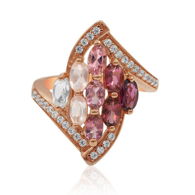 Anillo en plata con Rodolita