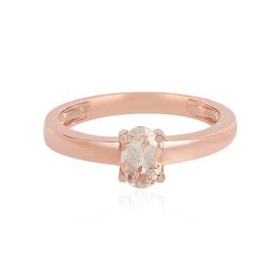 Anillo en plata con Morganita