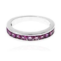 Anillo en plata con Rodolita
