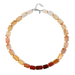 Collar en plata con Cornalina