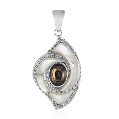 Colgante en plata con Concha de Abalone (Art of Nature)