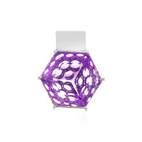 Colgante en plata con Amatista Rosa de Francia