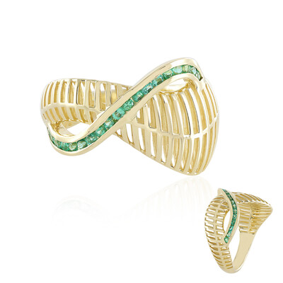 Anillo en oro con Esmeralda de Colombia (Ornaments by de Melo)
