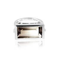 Anillo en plata con Cuarzo multicolor
