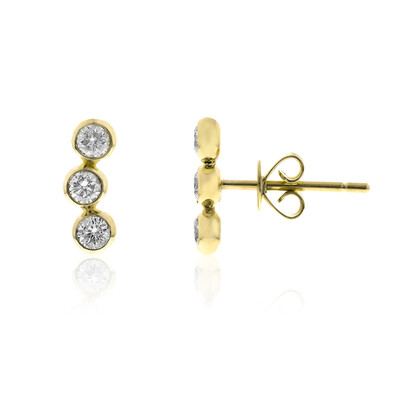 Pendientes en oro con Diamante SI2 (H) (CIRARI)