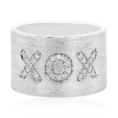 Anillo en plata con Diamante I1 (G) (Annette)