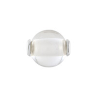 Colgante en plata con Cuarzo blanco