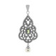 Colgante en plata con Perla blanca Freshwater