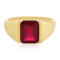 Anillo en plata con Rubí de Madagascar