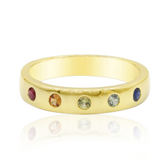 Anillo en plata con Rubí