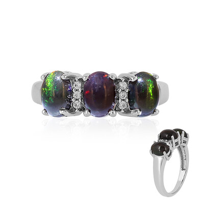 Anillo en plata con Ópalo de Mezezo