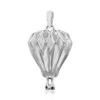 Colgante en plata con Granate de Mozambique