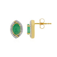 Pendientes en plata con Esmeralda de Socoto