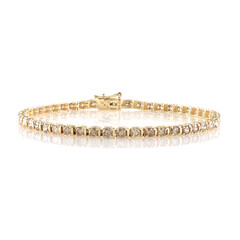 Brazalete en oro con Diamante champán I2 (de Melo)
